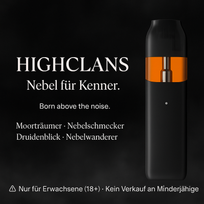 Highclans by Psyconia – Präzise entwickelte Vape Blends - Highclans by Psyconia | 96 % Essenz &amp; Live Resin Terpene