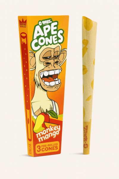 G-ROLLZ Ape Cones – „Monkey Mango“ (3er Pack Pre-Rolled Cones),